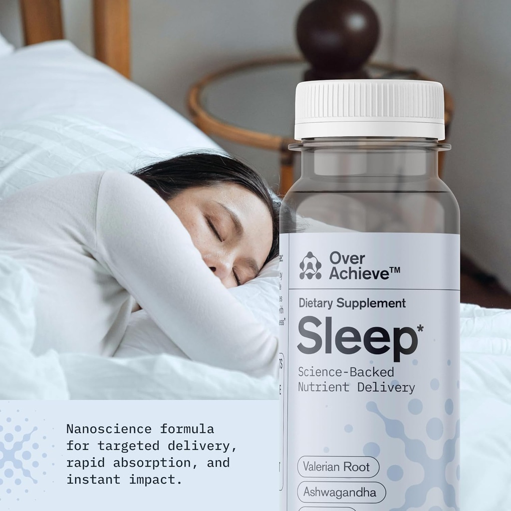 Supplement Variety Pack med avanceret Nanoscience Technology, 3 Pack, Stress Calming Relax Drink, Sleep Aid Drink, Mushroom Supplement Drink, 2 oz Shot