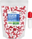 XPRS Nutra Størrelse 00 Tomme kapsler - 1000 Tomme Gelatine kapsler - gør Capsule Fyldning - Fyldelige Pille Gel Caps til Do- It- Yourself Kosttilskud (rød / hvid)