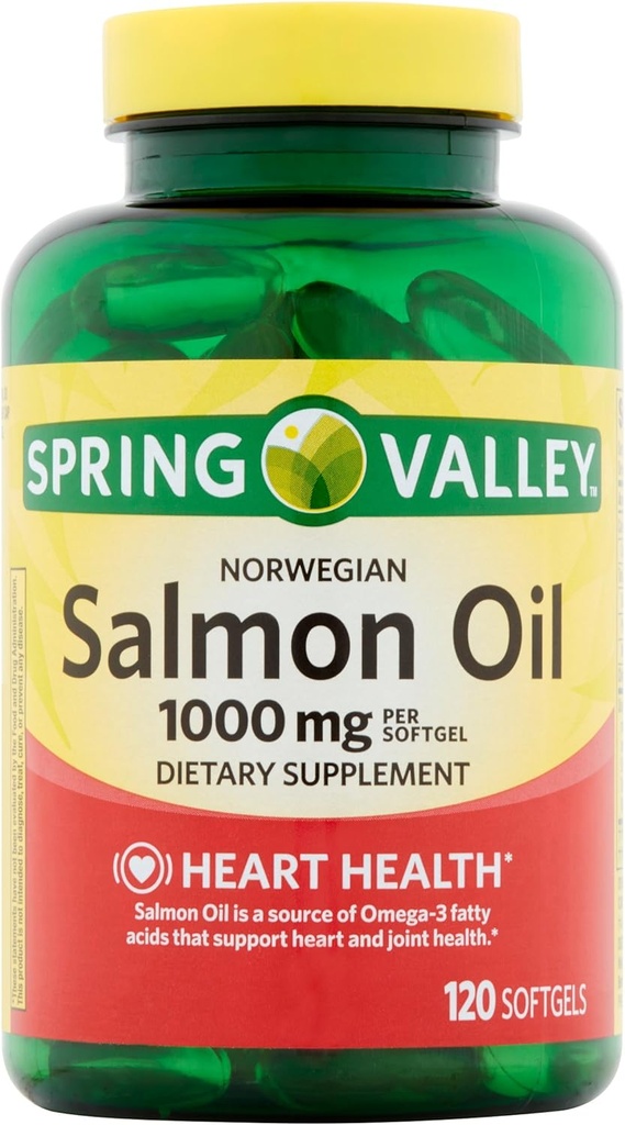 Spring Valley lakseolie 1000 mg