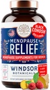 Menopause Kosttilskud til kvinder - 5-HTP, Dong Quai, Black Cohosh til menopause Hot Flashes, Night Sweats Relief Support - Dame Pre Meno Premenopausal Perimenopause Supplement - 90 Caps