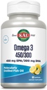 KAL 450 / 300 1280 Mg Omega 3, Lemon, 60 Greve