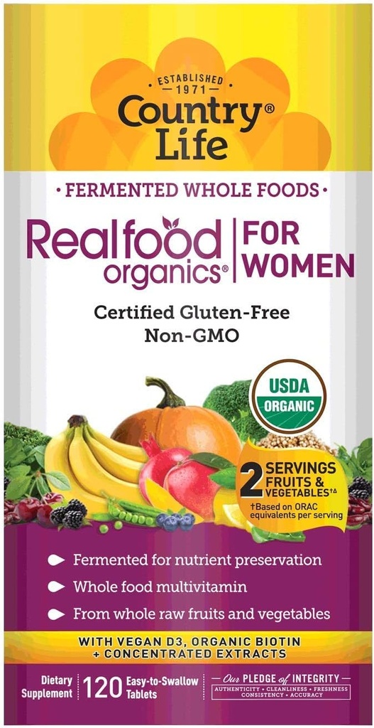 Country Life Women's Daily Nutrition, 120-Count