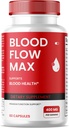 (1 Pack) Blood Flow Max Kapsler, Blood Flow Max Advanced Formel Blood Support, Maksimal styrke supplement til sund blodcirkulation, Alle naturlige Vitamin piller til Samlet Wellness