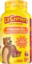 L 'il Critters Vitamin D Gummy Bears, 190 Count