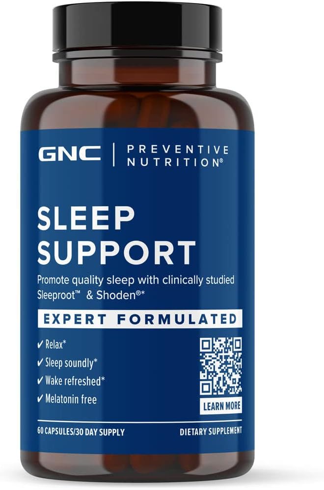GNC Preventive Nutrition Sleep Support - 60 Capsules, 30 Servings