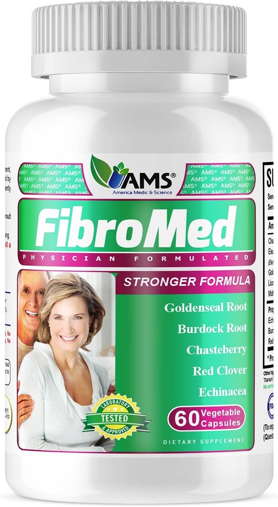 America Medic & Science FibroMed (60 kapsler) Note 124; Hormonal Balance Supplement for kvinder