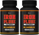 (2 Pack) IronPulse Kapsler Max Formel, IronPulse Max Support Kapsler, Iron Pulse Pills, IronPulse Pills, Iron Pulse Support Pills, Pack of 2