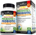 Avanceret prebiotika og probiotika til kvinder & mænd, immunforsvar, fordøjelsessygdomme og tandkødssygdomme med L. Reuteri, Inulin Fiber, fordøjelsessygdomme, ikke- GMO, glutenfri, Dairy- fri, 30 kapsler