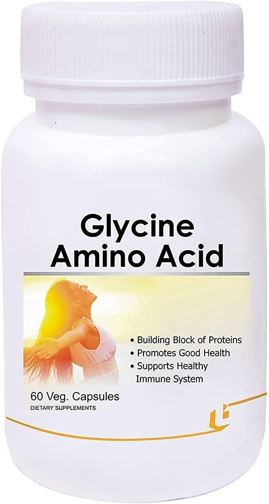 Glycin Aminosyre - pakning med 60 Veg kapsler