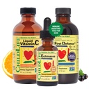 Børnehjem ESSENTIALS immunstøtte 3-Pack - flydende C-vitamin, første forsvar, og Echinacea - immunboosting kosttilskud til spædbørn, tandlæger, og børn