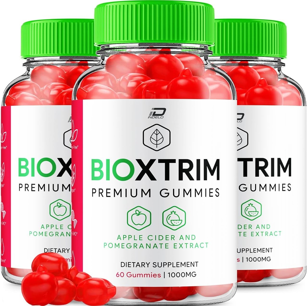 BioXtrim ACV Gummies Supplement - Bio X Trim Keto + ACV Gummies Apple Cider Vinagar 1000MG, Bioxtrim Keto Gummies Anmeldelser, Vitamin B12 (3 Pack - 180 Gummies)