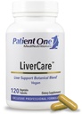 Patient One LiverCare Medical 124; supplement til støtte leversundhed * Medicine Thistle, Glutathione, gurkemeje, Artiskoke og mere; 120 kapsler