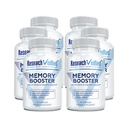 Forskning Verified Memory Booster - Nootrop Supplement - Forbedre kognition og hukommelse - Lions Mane, Ginkgo Biloba, BioPerine - 6 måneders levering - Non- GMO - Made in USA