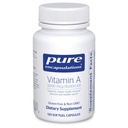 Pure indkapslinger Vitamin A - 3.000 mcg - fra torsk leverolie - immunforsvar og Vision Support * - Vitamin A Palmitat supplement - Non- GMO - 120 Softgel kapsler