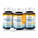 Lovita Calcium Citrate 800 mg med Magnesium, D3- vitamin & K2, Bone Strength & Density Supplement for kvinder & mænd, Understøtter tænder, immunforsvar, Gluten Free, Non- GMO, 360 Veganske tabletter
