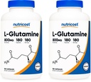 Nutricost L- Glutamin 800mg, 180 kapsler (2 flasker)