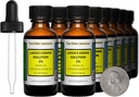 Lugol 's Jod / 2% opløsning / 12 Oz i 12 Amber glasflasker / Free Droppers / USA