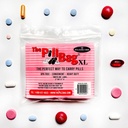 Medicine Pill Organizer, Labels for AM / PM, Resealable, Portable, Disponible Pouches for Medicine, Vitaminer, Gummies, Plastic Pill Tasker for Travel, Walks XL Størrelse Medicine 124; 100 Greve (2 pakker med 50)