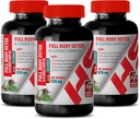 Body Detox Supplement - Full Body Detox og Cleanse Complex 920 MG - rød kløver formel - 3 flasker 300 kapsler