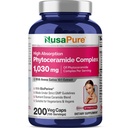 NusaPure Phytoceramide Complex Capsules, 1030 mg, 200 Veg Capsules (Soy Free, Non-GMO)