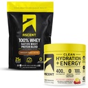 Duft 100% Whey Protein Powder, Chokolade Peanut Butter 2 LB & Hydration + Energy Electrolytes, Raspberry Lemonade 40 Servering