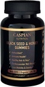 Black Seed & Honey Gummies med Biotin & C-vitamin, Organic, Non-GMO, 2% TQ, 60 Gummies
