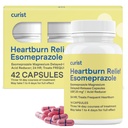 Curist Esomeprazol 20mg kapsler forsinket udløsning - Acid Reflux Medicin for Heartburn Relief - 42 Count Capsules - Acid Reflux Relief