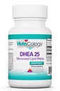 Nutricology DHEA 25mg Supplement - Mikroniseret Lipid Matrix, Hormone Support, Support til kvinder & mænd, Hypoallergen, Soy- Free, Scored Tablets - 60 Count