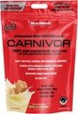 MuscleMeds Carnivor Beef Protein Isolate, 0 Lactose, 0 Sukker, 0 Fedt, 0 Kolesterol, Halal Certified, Vanilla Caramel, 7 Lb, 100 Servere