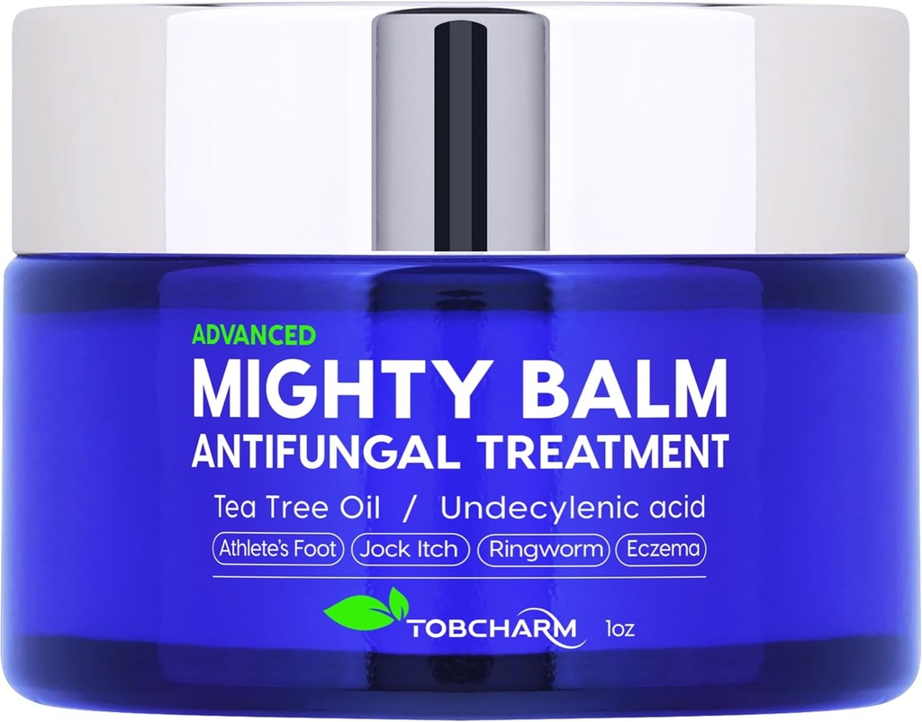 Tobcharm Antifungal Cream med Tea Tree Oil til Ringorm, Jock Itch, Atlete 's Foot, og Fungal Skin Infektioner - Anti-Fungal Foot Cream til Hurtig Relief og Healing