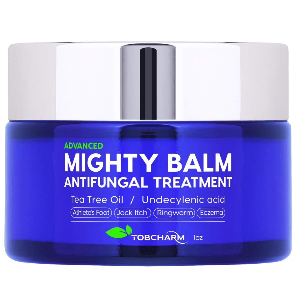 Tobcharm Antifungal Cream med Tea Tree Oil til Ringorm, Jock Itch, Atlete 's Foot, og Fungal Skin Infektioner - Anti-Fungal Foot Cream til Hurtig Relief og Healing