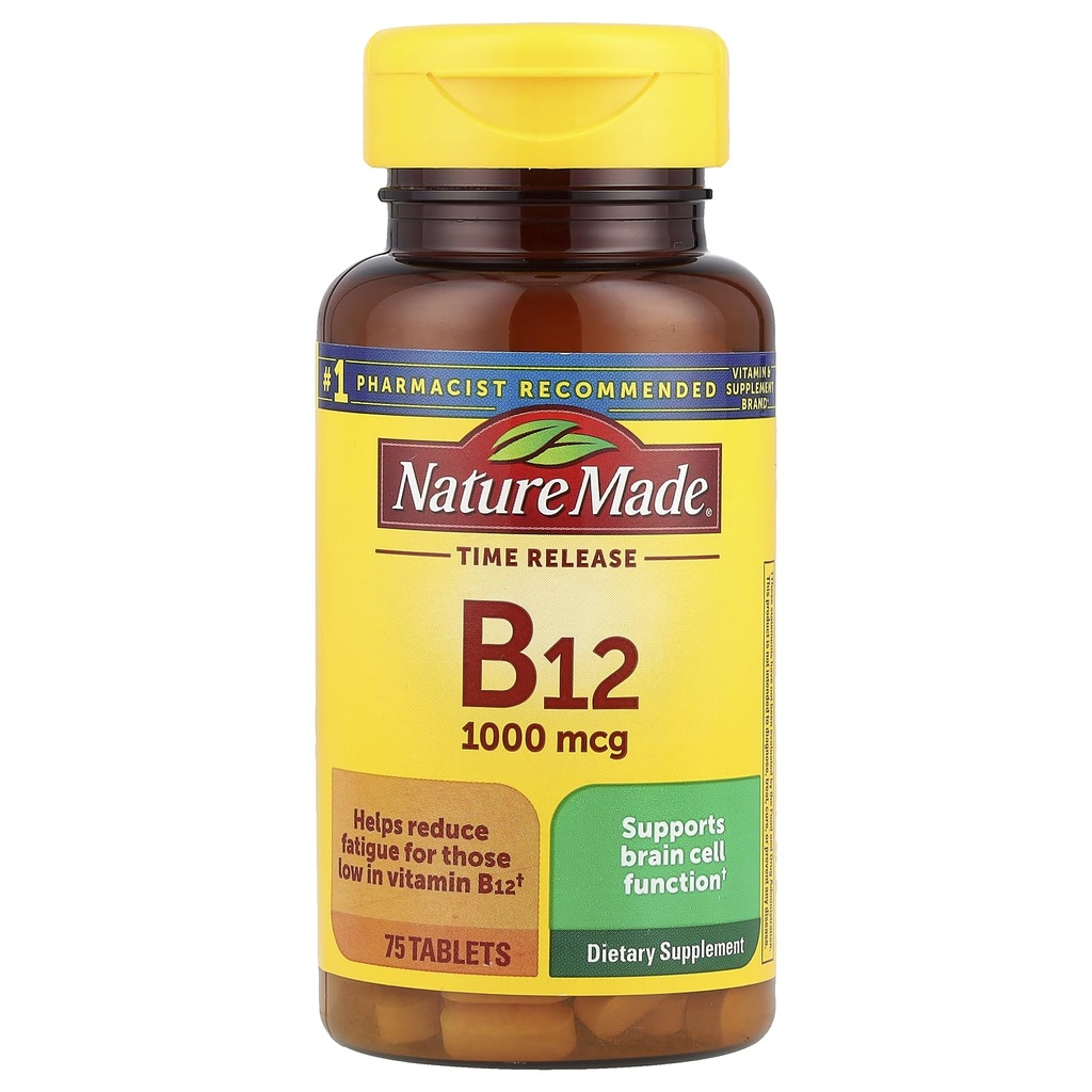 Naturen Made, vitamin B- 12 1000 mg, 75 ng