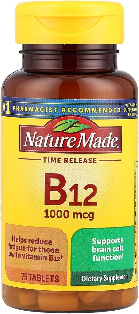 Naturen Made, vitamin B- 12 1000 mg, 75 ng