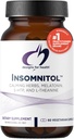 Designs for Health Insomnitol Capsules - Sleep Aid for Voksnes with Melatonin, L Yeanine + 5 - HTP - Calming Herbs Valerian, Lemon Balm + Passionflower - Vegan + Non- GMO Sleep Supplement (60 Kapsler)
