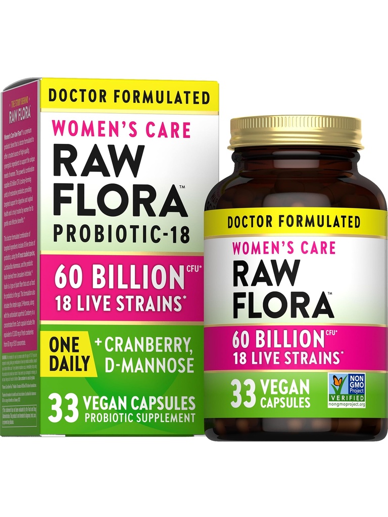 Nature 's Truth Raw Flora Probiotika til kvinder