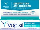 Vagisil Feminin Anti- Itch Cream for Women, Følsom Skin Formel med Hydrocortison, Hjælper lindre Gær Infektion Irritation, Gynecologist Testet, Sothes & Cools, 1oz (pakke med 1)
