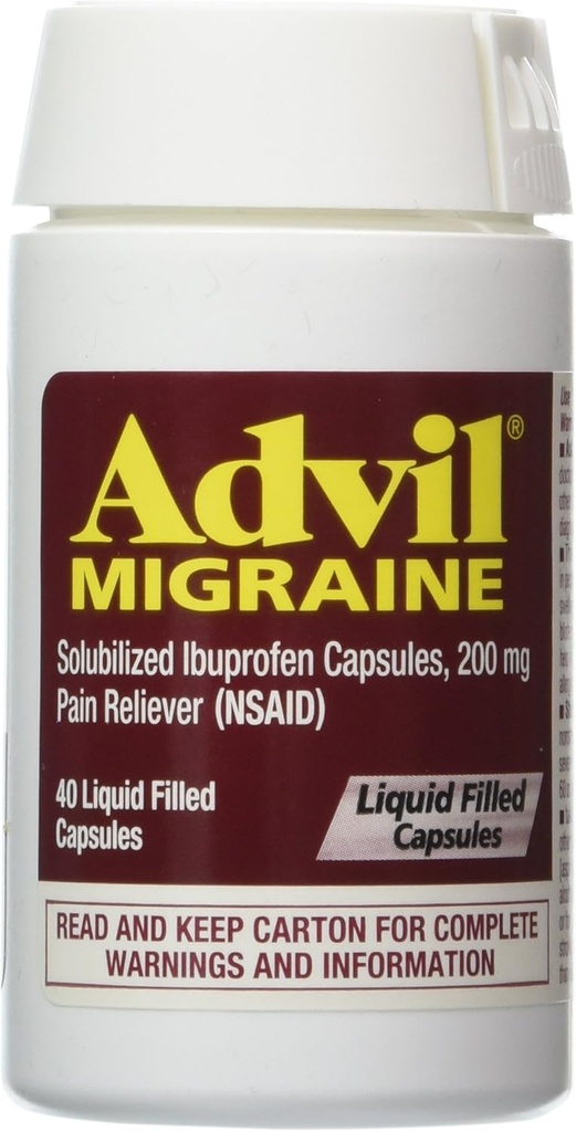 ADVIL MIGRAINE LIQUI- GELS (40 Kapsler)