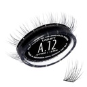 Lashify Amplify 12mm GossamerDIY Eyelash Extensions Refill, Black, Easy False Eyelases for et naturligt look
