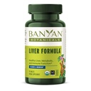 Banyan Botanicals Lever Formel - USDA Organic, 90 tabletter - Rengøring Bitter urter til afgiftning Lever & galdeblære *