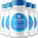 GumAktiv kapsler Alle naturlige pleje af tænder og gummer, GumAktiv piller Dental & Gum Health Formel Ekstra Styrke, Vitamin og Min Samlet Oral Beskyttelse Kapsler, GumAktiv anmeldelser (5 Pack)