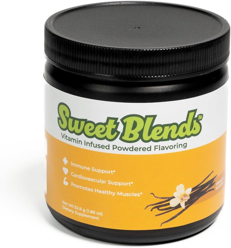 Protein flavor - vanilla- pulveriseret flavoring for protein Shake med daglige Multi- Vitamin- 20 Server- Enhance Flavor & Tilpas Protein Shake