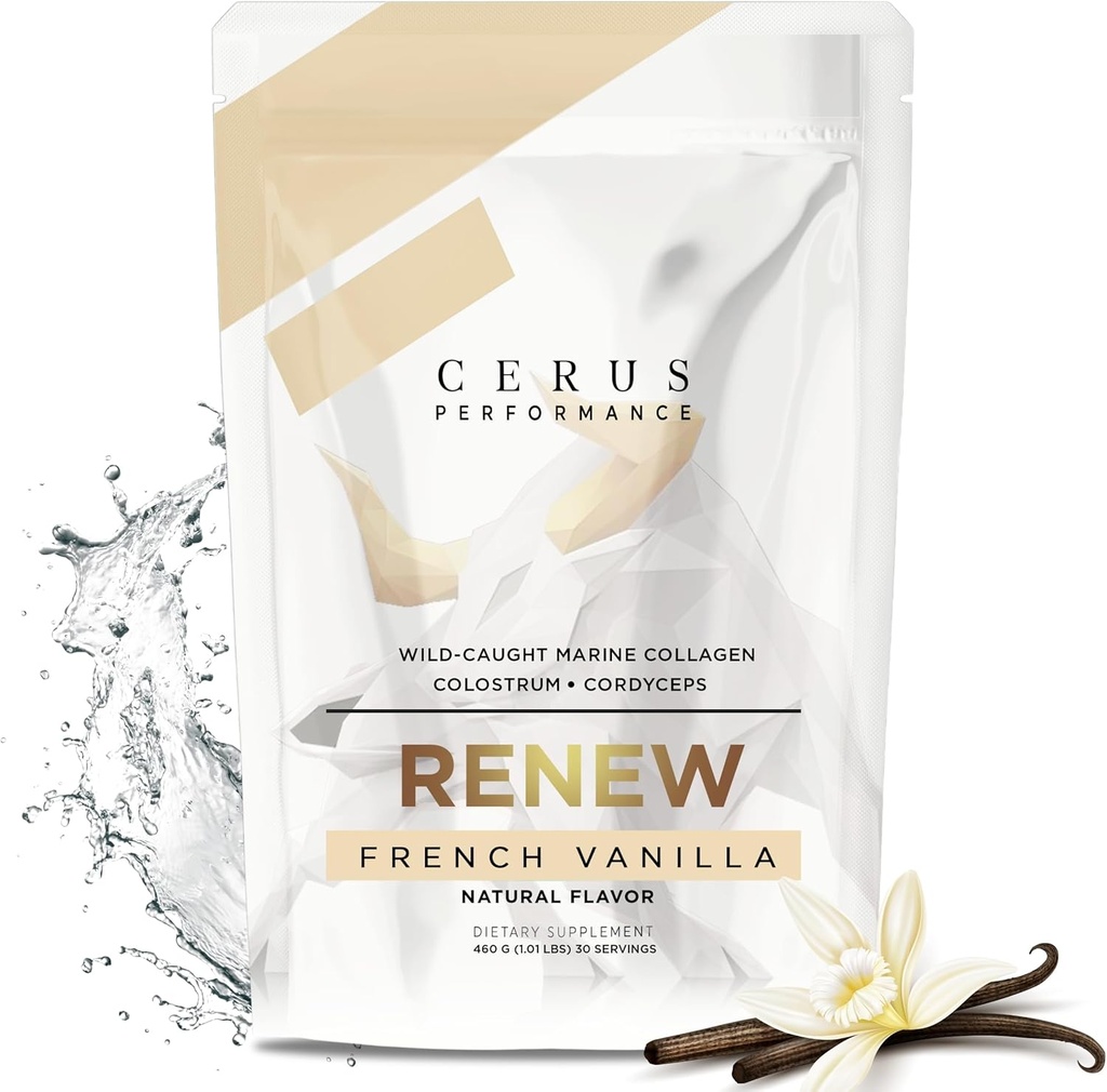 Cerus Performance Renew Premium Athletic Blend – Enhance Performance, Boost Recovery, Support Joint Health & Stamina – Ideal for Athletes & Strength Trainers, 30 Servings