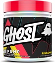 GHOST pumpe nitrogenoxid pulver, pineapple - 40 Servering - Sukker- Free & Stim- Free Pre- Workout Kosttilskud - L- Citrullin, Arginin Nitrate & L- Glutathione - Soy & Gluten- Free, Vegan