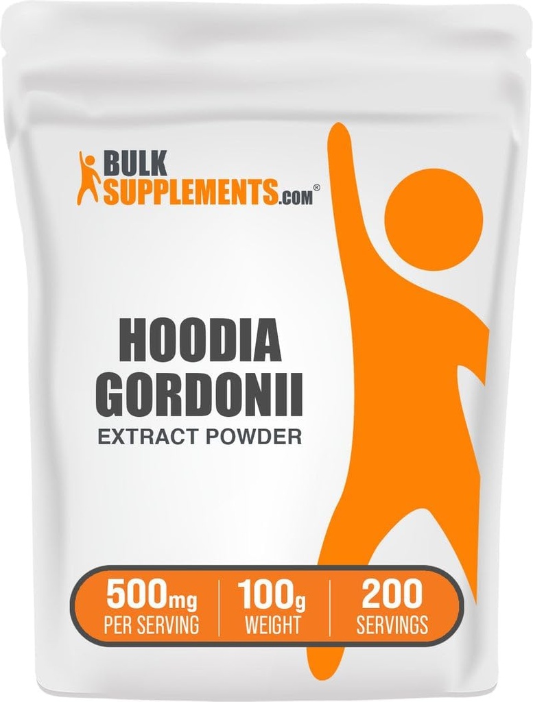 BulkSupplements.com Hoodia Extract Powder - Hoodia Supplement, Hoodia Gordonii Extract - Herbal Supplement, Vegan & Gluten Free, 500mg per Serving, 100g (3,5 oz) (Pack of 1)