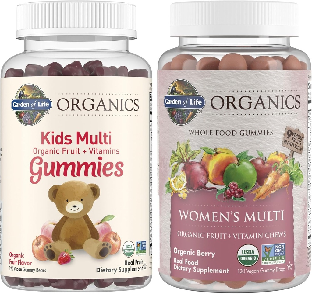 Have of Life Organic Kids & Women 's Gummy Vitamin, Cherry & Berry, 120 Greve