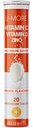 U- MERE vitamin C 1000mg & Zink + D-vitamin, 20 effervescent tabletter, orange flavor, immunforsvar supplement, hurtig opløsning, øger immunsystemet, understøtter sund hud, hår og negle