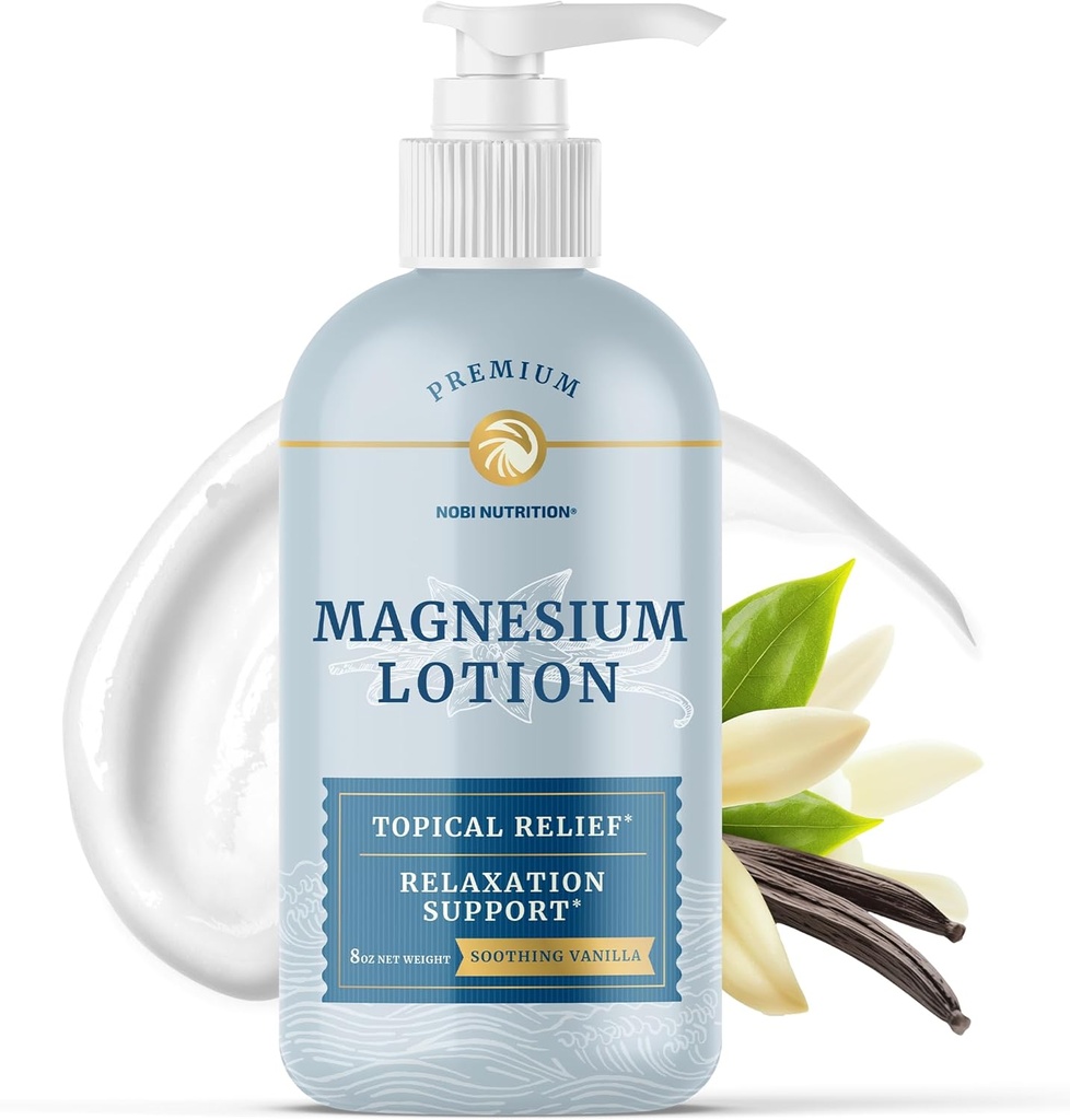 Magnesium lotion til at lindre muskelkramper & ømhed Budding- 124; Calming & Recovery Support, Muscle Relaxation- 124; Tematisk Magnesium Cream til Leg Crampe