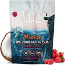TruWild Motion All Natural Pre Workout Powder Drink Mix for mænd og kvinder med ingen jitters eller Crash, Hele Food Plant baseret Vegan, Organisk med Electrolytes + BioPerine, 20 Servere (kokos Hindbær)
