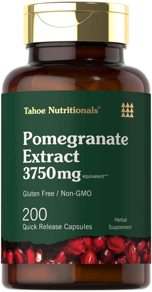 Tahoe Nutritionals Pomegranat Extract 124; 200 Kapsler