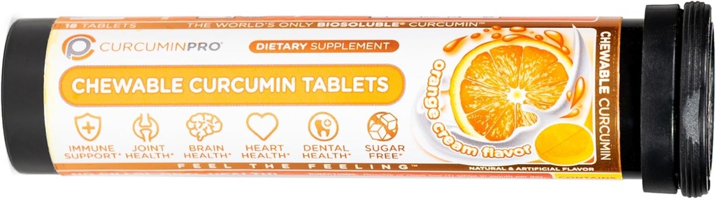 curcuminpro Chewable Tablets Note 124; Bioopløselig Økologisk Gurkemeje Curcumin